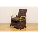 ダイニングこたつ用椅子/リクライニングチェア 【同色2脚セット/ナチュラル】 肘付き 座面高40cm 【完成品】【代引不可】