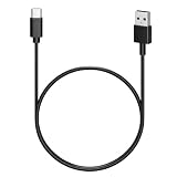 USB Type C ケーブル 1m 1本セット LpoieJun 【3A急速充電 / USB 2.0データ転送 / 映像出力非対応 】 高耐久TPE素材 USB-A to USB-C 充電コード スマートフォン/タブレット/ゲーム機のタイプｃ機種に対応 (ブラック)