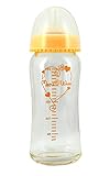 メイプルウェア(MapleWare) 広口ほ乳瓶２５０ハート 耐熱ガラス製