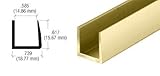 CRLゴールドAnodized 9 / 16 " u-channel – 12 ftロング