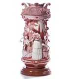 リヤドロ (Lladro) 淑女の庭（花瓶・レッド・RE-DECO） 01007032
