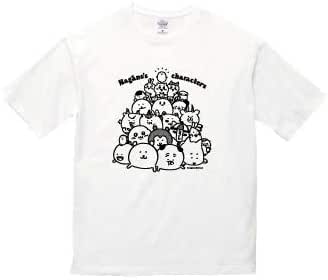 Amazon 自分ツッコミくま ナガノ展 渋谷ロフト限定 Nagano S Characters展 ビッグシルエットtシャツ ホワイト アニメ 萌えグッズ 通販