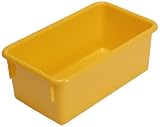 Steffy Wood Products Yellow Tote Tray, 13-Inch by 8-Inch by 5-Inch [並行輸入品]