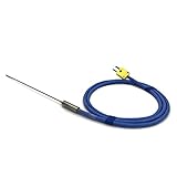 K型シース熱電対(φ1.6) シリコン被覆（SRCT) 高品質温度センサー ~550℃対応 日本製 (シース：50㎜ × リード：1M)