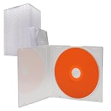 イーサプライ スーパースリム DVD CD ブルーレイケース プラケース クリア 薄型5.2mm 50枚 EZ2-FCD031C