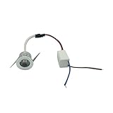 SONONIA 全4タイプ　1w　ミニ　LED　宝石ライト　キャビネット　ランプ　天井スポットライト　85-265v - シルバーウォームホワイト