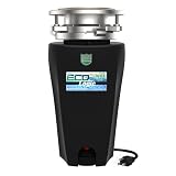 Eco Logic el-9 – 3b-bf 9デラックスディスポーザー Economy - 1/2 HP ブラック EL-5-3B 1