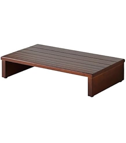 Amazon｜永井興産 木製玄関踏み台60 幅60×奥行35×高さ13.2cm