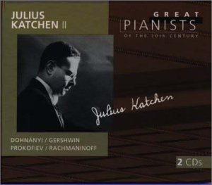 20世紀の偉大なるピアニストたち/ジュリアス・カッチェン＜2