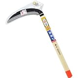 高儀 菊堂 鋼付 片刃薄鎌三日月型 オレンジ柄 210mm TKG-2007704
