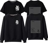 [LumaCove] スノーマン パーカー Tシャツ 応援服 目黒蓮 渡辺翔太 応援グッズ サイン会 可愛い 半袖シャツ 長袖 丸襟 春夏秋冬服 カジュアル おしゃれ 男女兼用 (M,長袖) [並行輸入品]