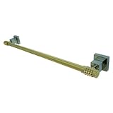 Kingston Brass BAH4642CPB Fortress 18-Inch Towel Bar, Polished Chrome and Polished Brass [並行輸入品]