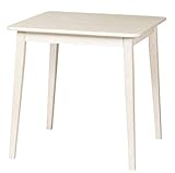 SINAPP ダイニングテーブル アンティーク調シリーズ ２人用 コンパクト センターテーブル SIK0586 ホワイト