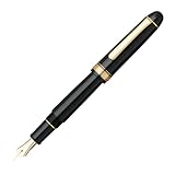 プラチナ万年筆 万年筆 #3776 センチュリー ブラックインブラック 細字 PNB-15000#1-2 本体サイズ:139.5x15.4mm/細/20.5g