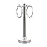 Allied真鍮953 g-sch 2-ringゲストタオルホルダー、サテンクローム