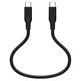 ラスタバナナ 充電ケーブル iPhone15 用 やわらか Type-C to Type-C USB3.2 gen1 0.3m チャコールグレー R03CACC3A07CGRY