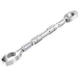 its 汎用 バイク アルミ ハンドル  ブレース バー 22.2mm(六角レンチ付き)シルバー