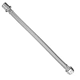 Flextron ftwc-b34 – 15 F内部直径15インチ鉛フリー編組給湯器コネクターwith 3 / 4インチ& 3 / 4インチFIP x 3 / 4インチ継手Pex最大化、腐食抵抗とパフ