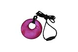 MyBoo Autism Sensory Chewable Round Pendant - Metallic Violet by MyBoo