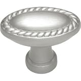 Belwith Keeler p404 Annapolisノブ1 – 3 / 8 " x 7 / 8 " Oval – サテンニッケル