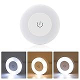 ポクミル 授乳ライト ナイトライト ベッドサイドランプ LED 寝室 ライト マグネットパッチ付き タッチコントロール 間接照明 USB充電式 無段階調光 省エネ ベッド 寝室 廊下 洗面所 玄関 クローゼット 持ち運べる (2)