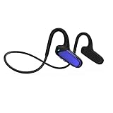 SLuB Bluetooth イヤホン ワイヤレスブルートゥースヘッドホン Bluetooth V5.0 耳掛けヘッドセット 防水防汗 超軽量 ハンズフリー iPhone&Android対応(ブルー)