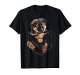 ジャーマンシェパード犬の茶色の子犬 Tシャツ