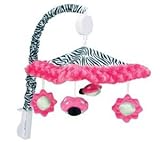 Baby Girl Zahara Zebra Print Musical Mobile by Trend Lab [並行輸入品]