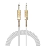 交換用オーディオケーブルジャック 3.5mm と互換性があります Marshall Major 1 2 3 4/Marshall シリーズ・ブルートゥース・スピーカー 用 イヤホンケーブル (white)