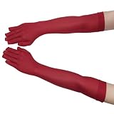 [ブラックオーメン] ロンググローブ ロング手袋 コスプレ 全8色（6706-赤色（レッド）、フリーサイズ） bs514-f-6706-rd