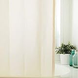 オーダー シャワーカーテン 防炎 ランス オフホワイト 幅120×丈150cm