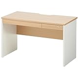 法人様向け オフィスコム オフィスデスク ぺスパ 木製デスク 平机 引き出し付き 幅1200×奥行600×高さ720mm ナチュラル天板 P