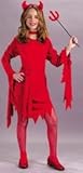 Fun World girls devil tutu classic medium halloween costume 8-10 Red [並行輸入品]