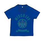 BabyChips イカリカレッジ(名入れ半袖ベビーTシャツ) 90 ロイヤルブルー