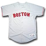 ボストンレッドソックスMLBレプリカTeam Jersey by Majestic Athletic ( Road : Large )