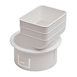 Universal Downspout to Drain Pipe Tile Adapter (White, 2x3x4) Color: White Size: 2x3x4, Model: abpDS