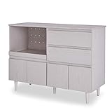 LOWYA （ロウヤ） 食器棚 レンジ台 スライド棚 可動棚 リバーシブル リアル木目 コンセント2口 キッチンラック 幅120cm ホワイトウォッシュ おしゃれ 新生活