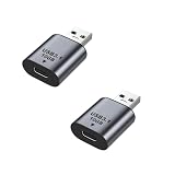 USB Type C 変換アダプタ (2個セット) Popolier USB 3.1 Type C メス to USB Type A 3.1 オス 変換アダプタ 3A 急速充電と10Gbps高速データ転送同期 スマートフォン、タブレット、ノートパソコンなどUSB-C機器対応