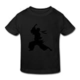 星 ２～６歳子供 男女兼用踊り 祭り 日本 文化 Tシャツ ブラック 5-6 Toddler