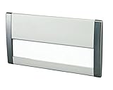 アルミ室名札（ラウンド型） 無地ステンカラー SK-602FA-SC　　新協和