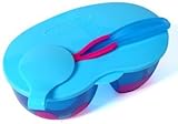 ON-THE-GO' - Travel Baby Feeding Bowl Set with Lid (Pink Colour) by Mammoth XT Supplements