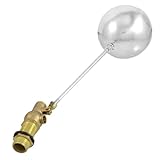 uxcell　フロートボール　浮き玉　タンクプール　液体レベル　センサー　テンレス鋼　フローティングボール　直径95mm　池用