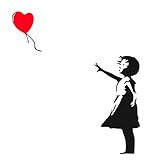 ウォールステッカー バンクシー BANKSY Balloon Girl ゼネラルステッカー おしゃれ 壁紙 部屋飾 DIY 小物 部屋 装飾