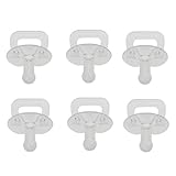 シリコーン　赤ちゃん　乳児　なだめる　おしゃぶり　歯列矯正　乳首　フィーダー　　6個　全2パタン - ＃1