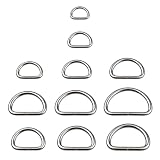 Dカン 手芸 アクセサリーパーツ 20個セット ガンメタル 線径 1.5mm (内幅10mm) 手芸用カン NYANDELMO ND-0404-R03-GM-1.5mm-10mm-20ps