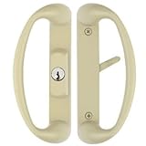Cambridgeスライドドアハンドルwithセンター位置Keylock、耐久性、ハードウェアドアロックドアハンドル、ドアハードウェアでタン仕上げ