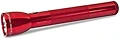 MAGLITE 3 CELL D ML300L LED FLASHLIGHT RED-GIFT BOX