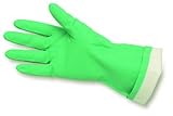 Flock-Lined Nitrile Gloves, Green (並行輸入品)