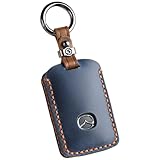 【smasol】互換品 新型 マツダ CX-80 CX8 CX5 CX30 MX30 CX60 CX-30 CX-8 ロードスター 本革 キーケース レザー キーカバー マツダ3 マツダ6 スマートキーケース アクセサリー 本革 ブルー(ブラウン) / 3ボタン