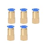 5個 真鍮 バーベッド メス 20mm ID NPT クイックフィッティング ジョイントスレッドコネクタ